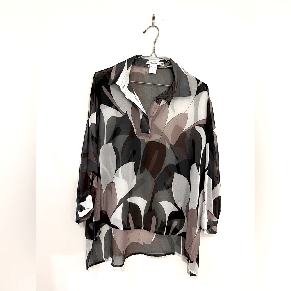 🤎Feratelli Oversized Blouse
